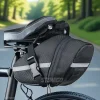 Sac de selle de vélo en Nylon imperméable, sac de démontage de vélo de route de montagne, sac de rangement universel de grande capacité pour ail d&rsquo;équitation en plein air