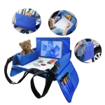 Plateau de siège de voyage pour enfants, pour voiture, Table de rangement de jouets pour enfants, planche à dessin, plateau de sécurité, support de boissons à manger, activités de voyage sur route