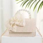 Sac de paille Simple à nœud papillon, messager Portable à double usage pour Photo de vacances, Sac polyvalent pour dames, nouvelle mode d&rsquo;été