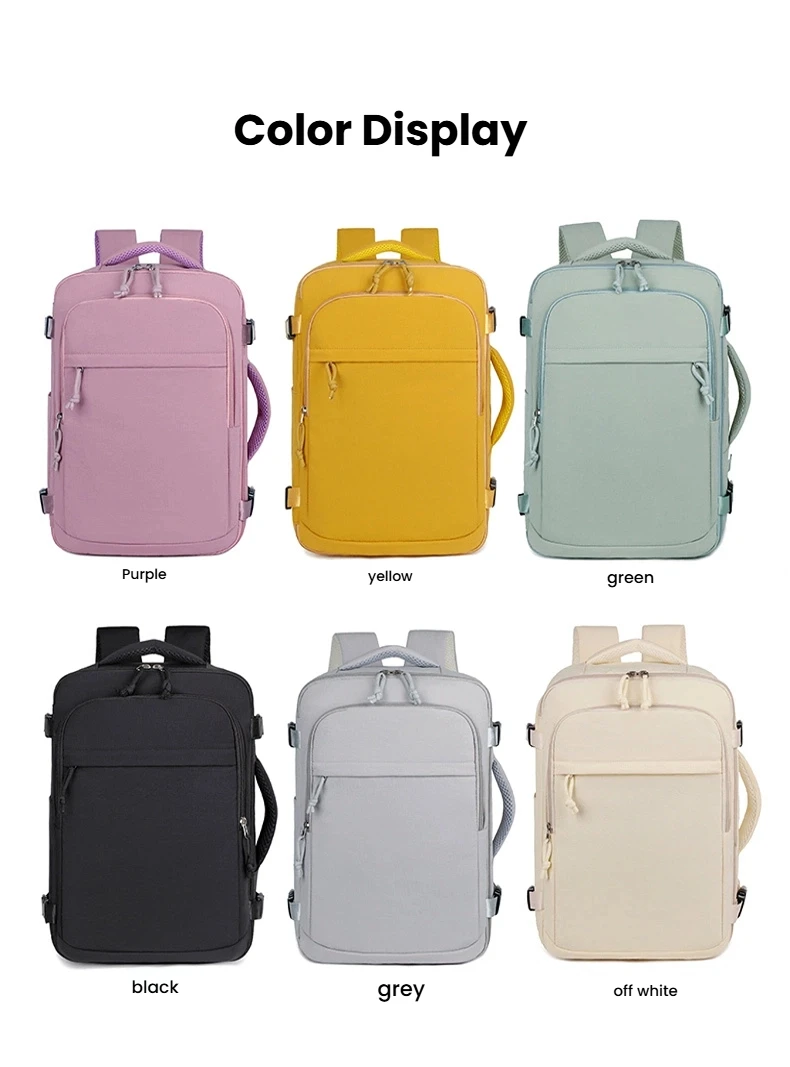 femmes hommes bagages à main sac à dos affaires collège ordinateur portable voyage sac à dos étanche à transporter mochila viaje cabina avion 40x20x26