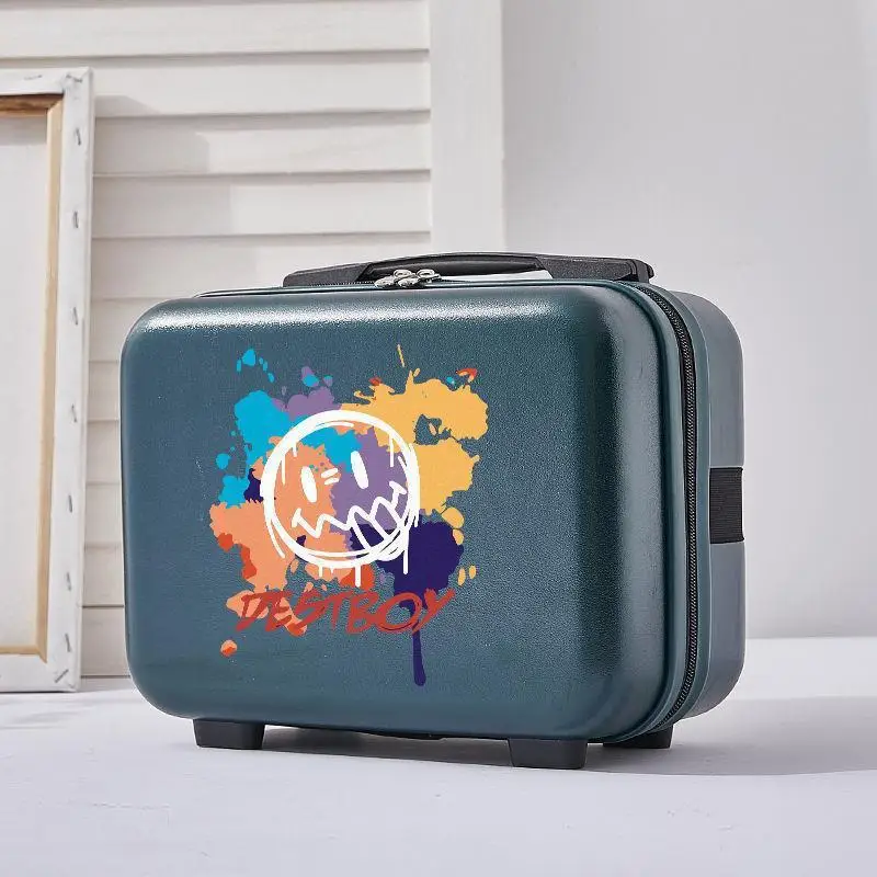 valise de voyage unisexe avec sac à main, valise d'embarquement, sac populaire, bagage à roulettes, super mode, ins, 13 pouces, nouveau, 2024