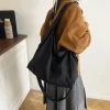 sac à bandoulière décontracté et polyvalent pour femmes, grande capacité, texture simple et élégante, sac hobo, sacs de rangement simples à bandoulière