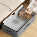 Sac de rangement pour vêtements sous le lit de très grande capacité, sac de rangement pour couverture de couette, sac de rangement pliable pour pantalons et manteaux, organisateur de garde-robe