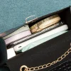 mini sac à main chic en relief crocodile pour femme, sac fourre tout design, sacs à main à fermeture à verrouillage torsadé, document solide