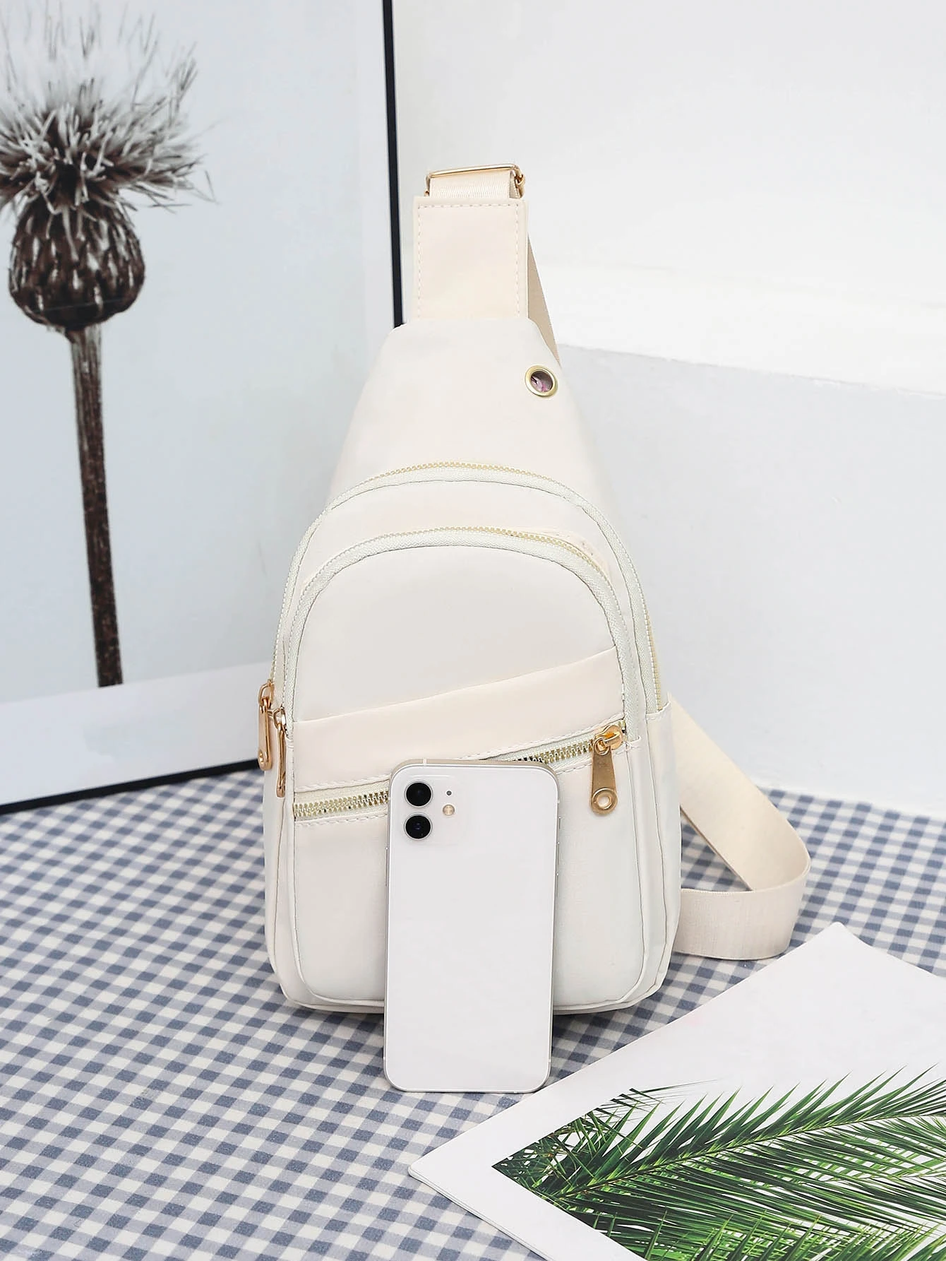 sac de poitrine femmes sacs à bandoulière bandoulière décontracté multi poches fronde messager sacs à bandoulière en plein air voyage déplacements sacoche sacs