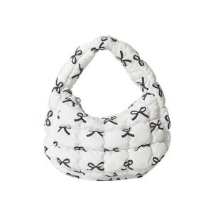 Sac fourre-tout matelassé pour femme, sac à main matelassé léger, sac à main tendance, pochette à bulles