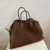 sac fourre tout pour femmes, nouveau design de niche haut de gamme, sac à bandoulière de grande capacité, sac à main de banlieue rétro, automne et hiver