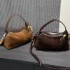 sac hobo rétro en faux daim pour femmes, couleur unie, haute qualité, design de luxe, sacs à bandoulière pour les déplacements