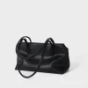 sac hobo rétro en cuir véritable pour femmes, design original, sac sous les bras décontracté et unique