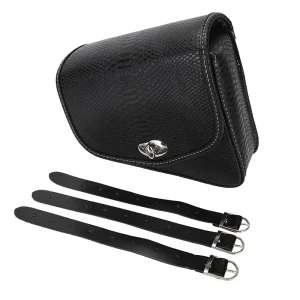 Sacoche de Selle Latérale de Moto en Cuir PU, Noire, Étanche, Universelle, pour Sportster XL 883 Sacoche de Selle Latérale de Moto en Cuir PU, Noire, Étanche, Universelle, pour Sportster XL 883