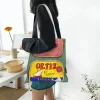 sac fourre tout chic au design sardine – durable, bandoulière fixe, sac à main de shopping sans fermeture avec poche pour accessoires