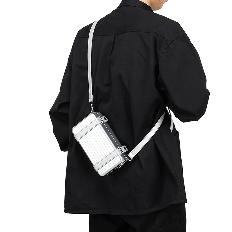 sac à main classique et élégant en forme de bagage rigide : cadeau de sac à bandoulière au design créatif