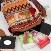 sac à bandoulière bohème ethnique pour femme, pompon vintage, tissé à la main, sac à bandoulière hippicopter, sacs initiés, sac à main pour femme, e27