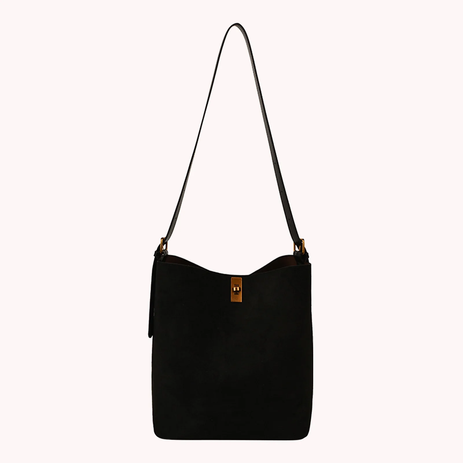 sac à main hobo en faux daim pour femmes, sac à bandoulière de couleur unie, sac à main pour voyage, shopping, usage quotidien, automne hiver