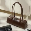 2025 nouveau sac à bandoulière en cuir véritable pour femmes grande capacité peau de vache sac à main de luxe longue bande vin rouge baguette sac femme