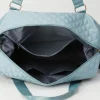 sac de week end matelassé pour femme, sac polochon de voyage, sac à main de nuit, sac fourre tout de gym avec poche arrière, sac de voyage de grande capacité