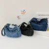 sac messager vintage en denim de grande capacité pour femme, sacoche décontractée, sangle réglable, fourre tout multifonction, sac hobo chic, 03