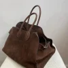 sac à main rétro de grande capacité pour femme, fourre tout, design de niche, haut de gamme, cadeau, nouveauté automne et hiver