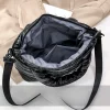 sac à main matelassé en coton matelassé pour femme, sac à main à bandoulière, sac à main rembourré, léger, nouveau, fourre tout matelassé