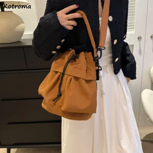 Sacs à bandoulière de grande capacité pour femmes, sacs à main de créateurs rétro, loisirs initiés, étudiants, tout match, mode, 6 couleurs, E27 Sacs à bandoulière de grande capacité pour femmes, sacs à main de créateurs rétro, loisirs initiés, étudiants, tout match, mode, 6 couleurs, E27