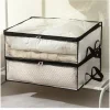 sac de rangement de couette sous le lit, sac de couette pliable, boîte de rangement de vêtements de garde robe, organisateur anti poussière, sac de rangement de couette de grande capacité