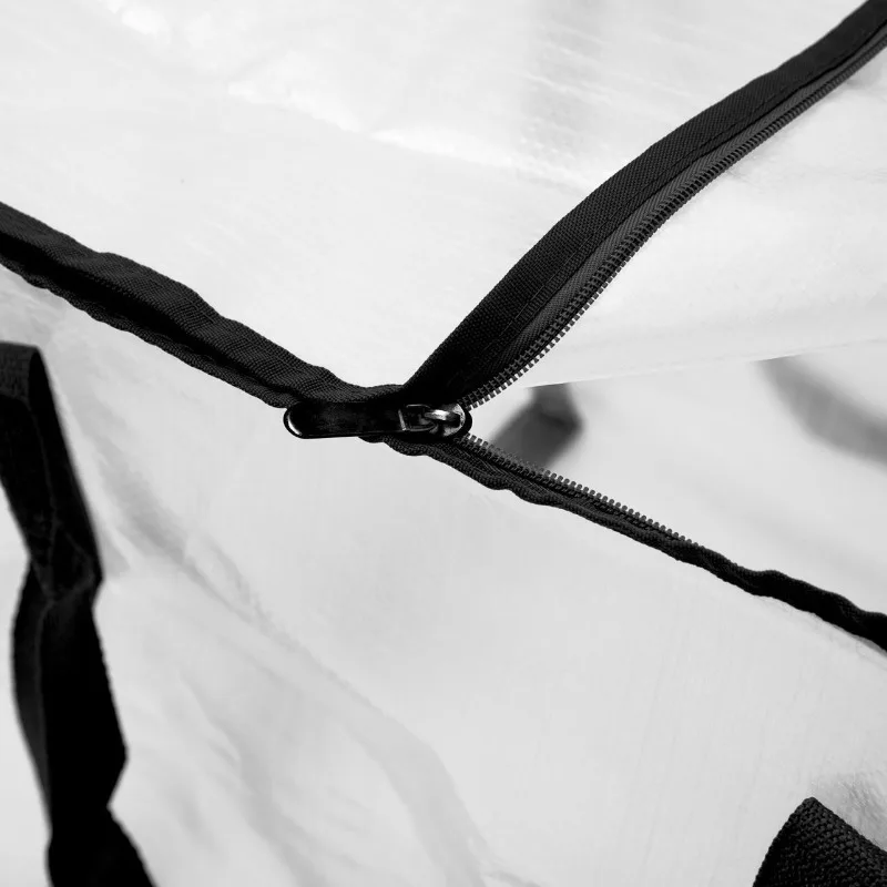 sac de rangement de couette de grande capacité, sac de tri de vêtements de couette transparent, sac d'emballage mobile pour bagages, artefact spécial