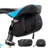 Sac de selle de vélo en Nylon étanche, vtt, vélo de route, siège de rangement, pochette à outils arrière, accessoires de vélo Sac de selle de vélo en Nylon étanche, vtt, vélo de route, siège de rangement, pochette à outils arrière, accessoires de vélo
