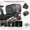 bal inowalk sac à bagages de voyage pour moto, étanche, extensible, grande capacité, queue de moteur, coffre, sac t1, la plupart des motos, 19l 80l