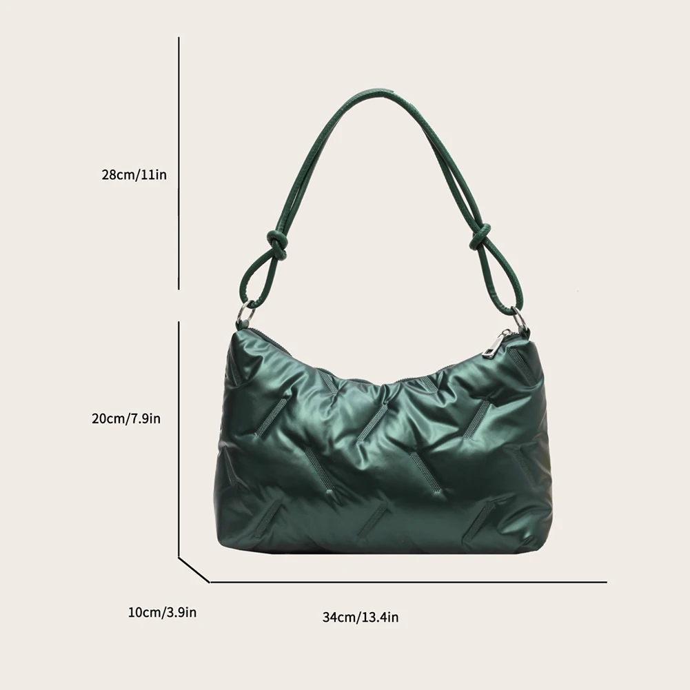 sac fourre tout matelassé pour femme, sac hobo gonflé, sacs à main fourre tout en duvet, grande capacité, rembourré, initié, décontracté, hiver, mode