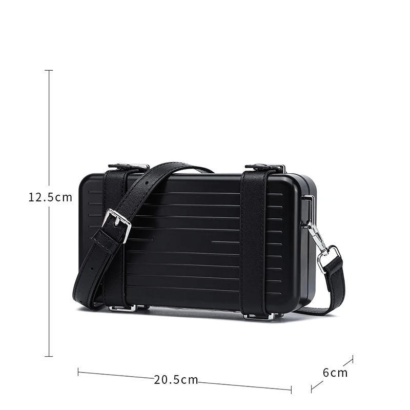 sac à main classique et élégant en forme de bagage rigide : cadeau de sac à bandoulière au design créatif