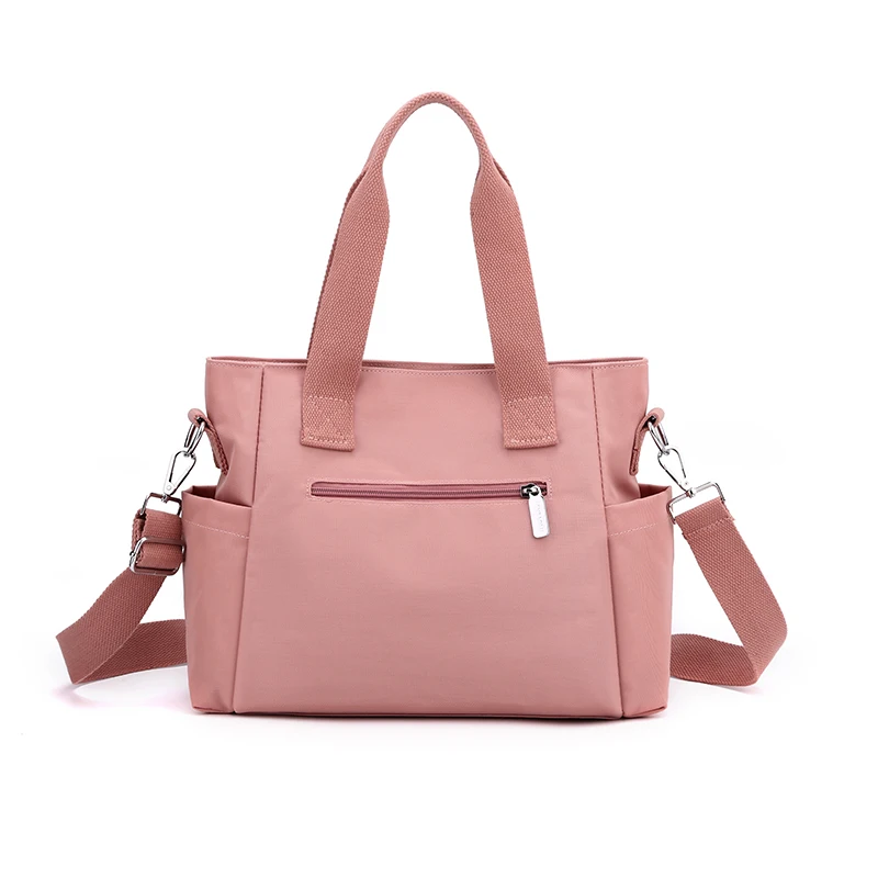 sac fourre tout en nylon imperméable pour femme, sac à main initié, grande capacité, shopping, sac à bandoulière, sac messager pour femme