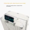 nouvelle valise 30 pouces cadre en aluminium usb charge porte bagages embarquement 20 pouces valises de cabine sur roues avec porte gobelet