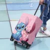 Étui de protection disney stitch 1 pièce, étui de protection pour valise, design de dessin animé, adapté à la valise de voyage, accessoires durables
