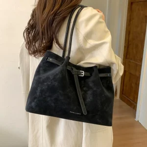 Sac fourre-tout haut de gamme pour femme en cuir fin avec un look moderne quotidien de banlieue célèbre haut de gamme ​
