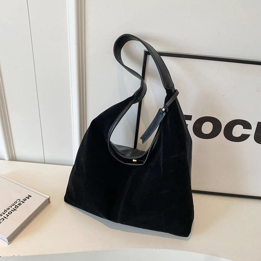sac à main vintage pour femmes, sac à bandoulière, couleur unie, grande capacité, sacs de shopping, fourre tout pour dames, automne hiver