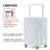 LIGHTGO 20 26 Valise rigide 28 pouces avec chargeur USB, serrure TSA, 8 roues (cabine 20 pouces, bagage de 23 kg vérifié 26/28 pouces) LIGHTGO 20 26 Valise rigide 28 pouces avec chargeur USB, serrure TSA, 8 roues (cabine 20 pouces, bagage de 23 kg vérifié 26/28 pouces)