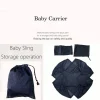 le sac à dos pour bébé conforme à la ergonomie, adapté aux parents en plein air avec des sangles de sac à dos, un sac pour nouveau né, une écharpe pour bébé en forme de x