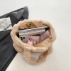 sac en peluche pour femmes, nouveau style, fourre tout tendance de grande capacité, sac à main élégant pour un usage quotidien