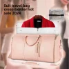 Valise à main pliable de grande capacité pour femmes, sac de voyage, sac de rangement multifonctionnel, sac de voyage décontracté à la mode Valise à main pliable de grande capacité pour femmes, sac de voyage, sac de rangement multifonctionnel, sac de voyage décontracté à la mode