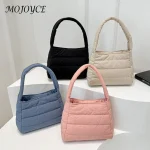 Sac matelassé à poignée supérieure pour femme, sac solide, sac matelassé, sac fourre-tout rembourré, sac de transport pour femme, document gonflé