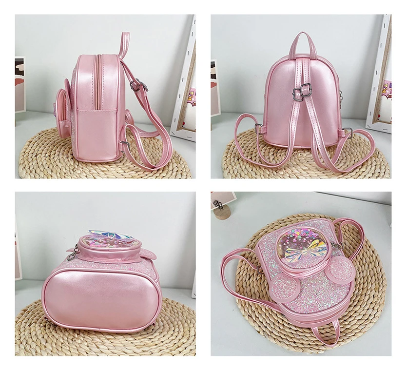 mignon enfants sac mode paillettes maternelle sacs à dos pour bébé filles dessin animé souris sac à dos décontracté princesse sac filles cadeaux