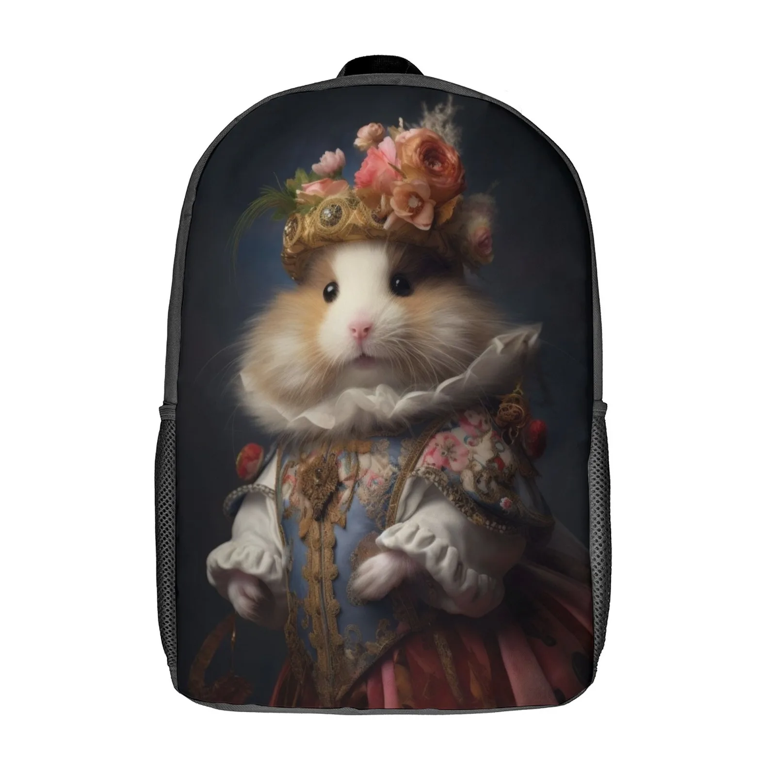 hamster in boho suit mochilas printed school backpacks for teenagers kindergarten bag girls 17 inch school backpack bag