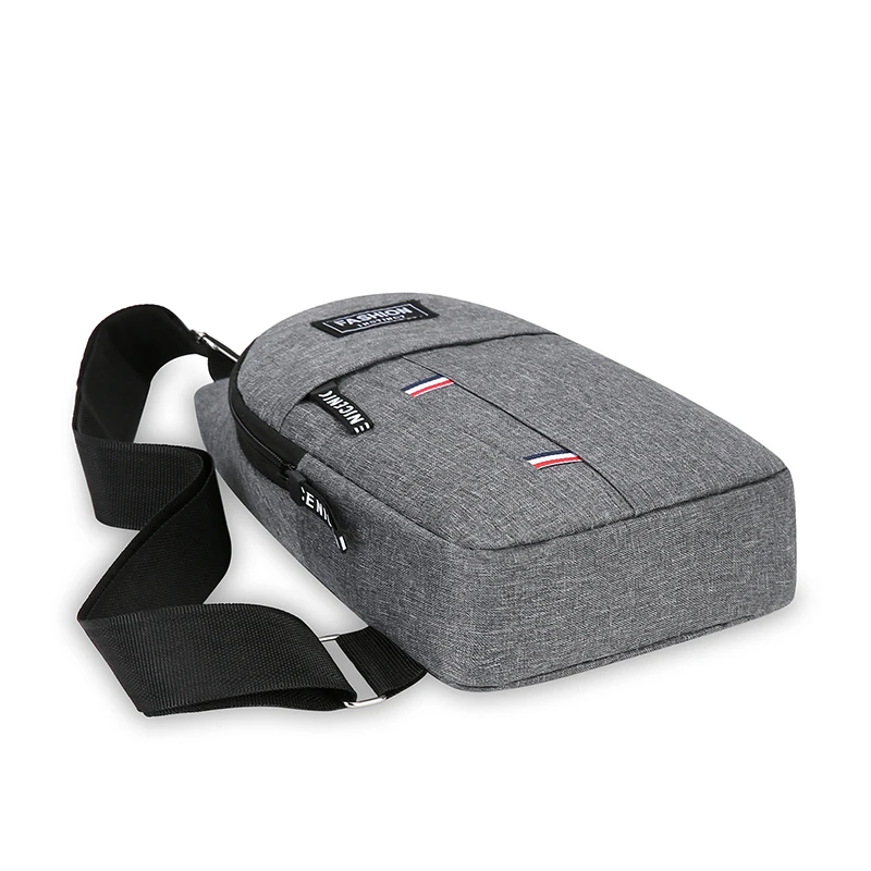 sac de poitrine pour hommes, sac à bandoulière asymétrique, grande capacité, sports de plein air et loisirs, petit sac à bandoulière de grande capacité