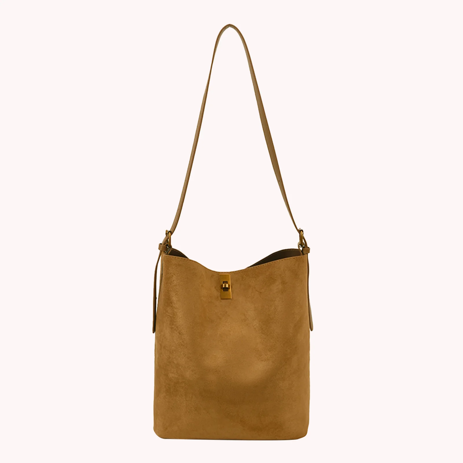 sac à main hobo en faux daim pour femmes, sac à bandoulière de couleur unie, sac à main pour voyage, shopping, usage quotidien, automne hiver