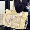 ballet fille grande appétit itabag japonais bidimension unique épaule sac à bandoulière cadeau pour amis femmes sac à main cadeau