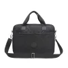 sac élégant en nylon pour ordinateur portable pour hommes et femmes – porte documents d'affaires léger, fourre tout de banlieue de grande capacité avec dragonne