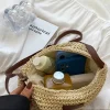 dames mode été paille sac à bandoulière femmes plage vacances shopping tissé épaule sac à main messager sacs à main pour femmes sacs