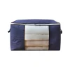 sac de rangement pour couverture et couette, sac à poussière, vêtements et articles divers, sac à fermeture éclair avec poignée, 1 pièce