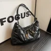 Sac fourre-tout matelassé pour femme, sac Hobo gonflé, sacs à main fourre-tout en duvet, grande capacité, rembourré, initié, décontracté, hiver, mode Sac fourre-tout matelassé pour femme, sac Hobo gonflé, sacs à main fourre-tout en duvet, grande capacité, rembourré, initié, décontracté, hiver, mode