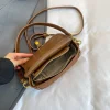 sac à main français en forme de croissant pour femme, sac à bandoulière, sac à main hobo chic, sacs à main fourre tout pour femme, haute qualité, initié, vintage, automne et hiver